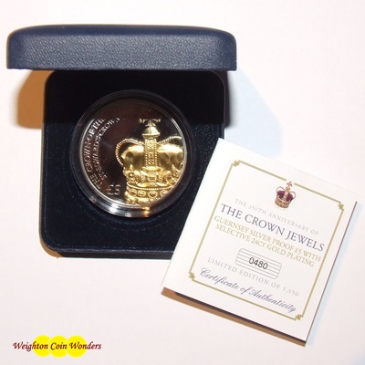 2011 Silver Proof £5 – THE CROWN JEWELS